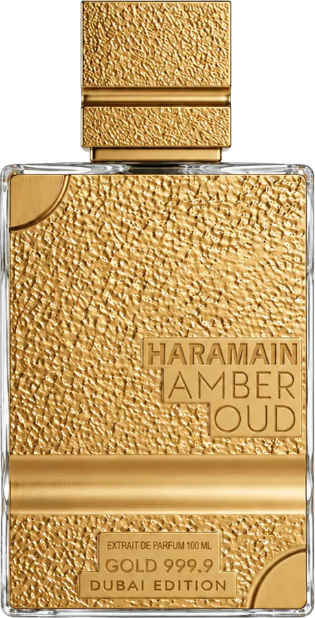 Frasco original de Gold 999.9 Dubai Edition de Al Haramain