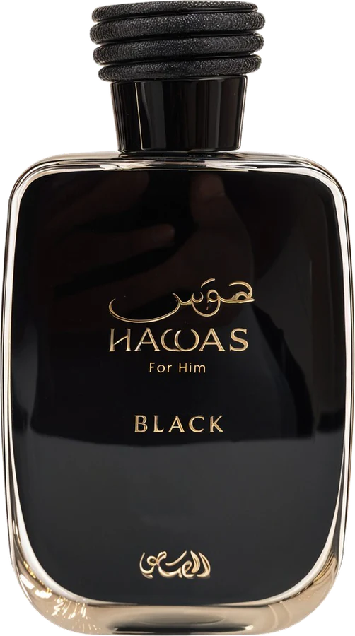 Frasco original de Hawas Black de Rasasi