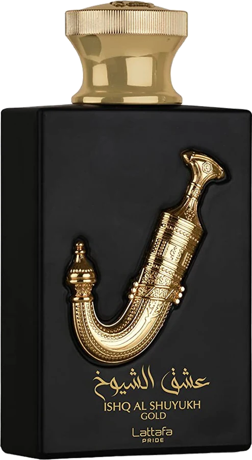Frasco original de Ishq Shuyukh Gold de Lattafa