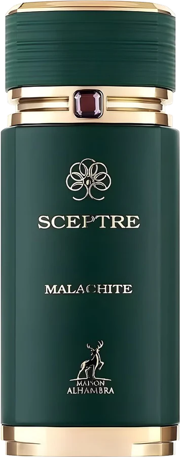 Frasco original de Sceptre Malachite de Maison Alhambra